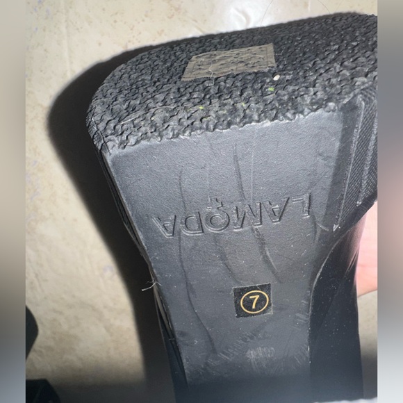 LAMODA Platform Chain Ankle Boots - size 7 EUC - Picture 12 of 13